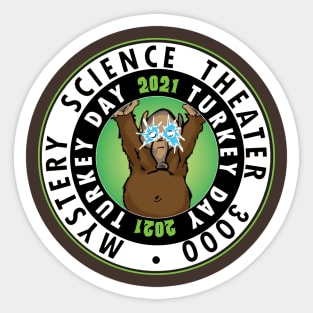 2021 MST3K Turkeyday Trumpy Variant Sticker